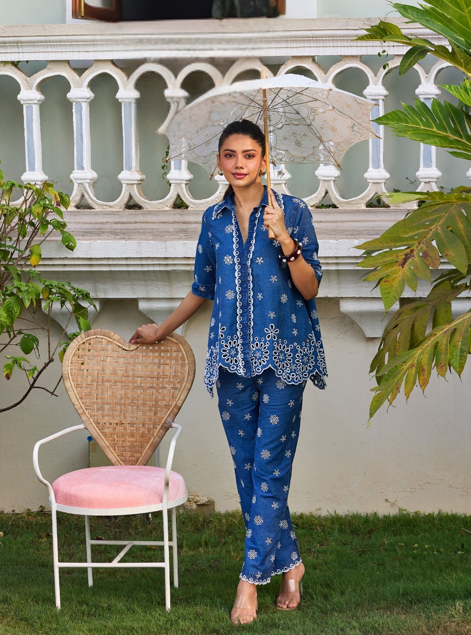 Anvie Denim Co-ord Set