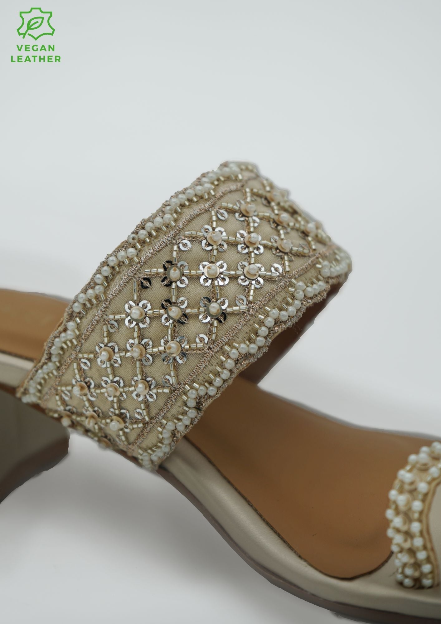 Noor Gold Vegan Kohla Heel