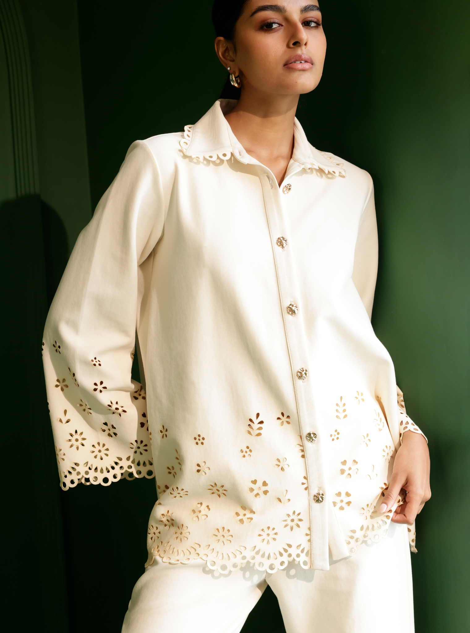 Mayfair Spacer Off White Co-ord Set