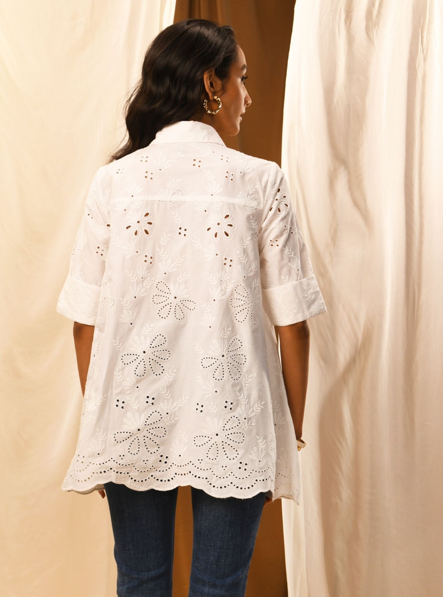 Chiara Iconic Cotton White Shirt