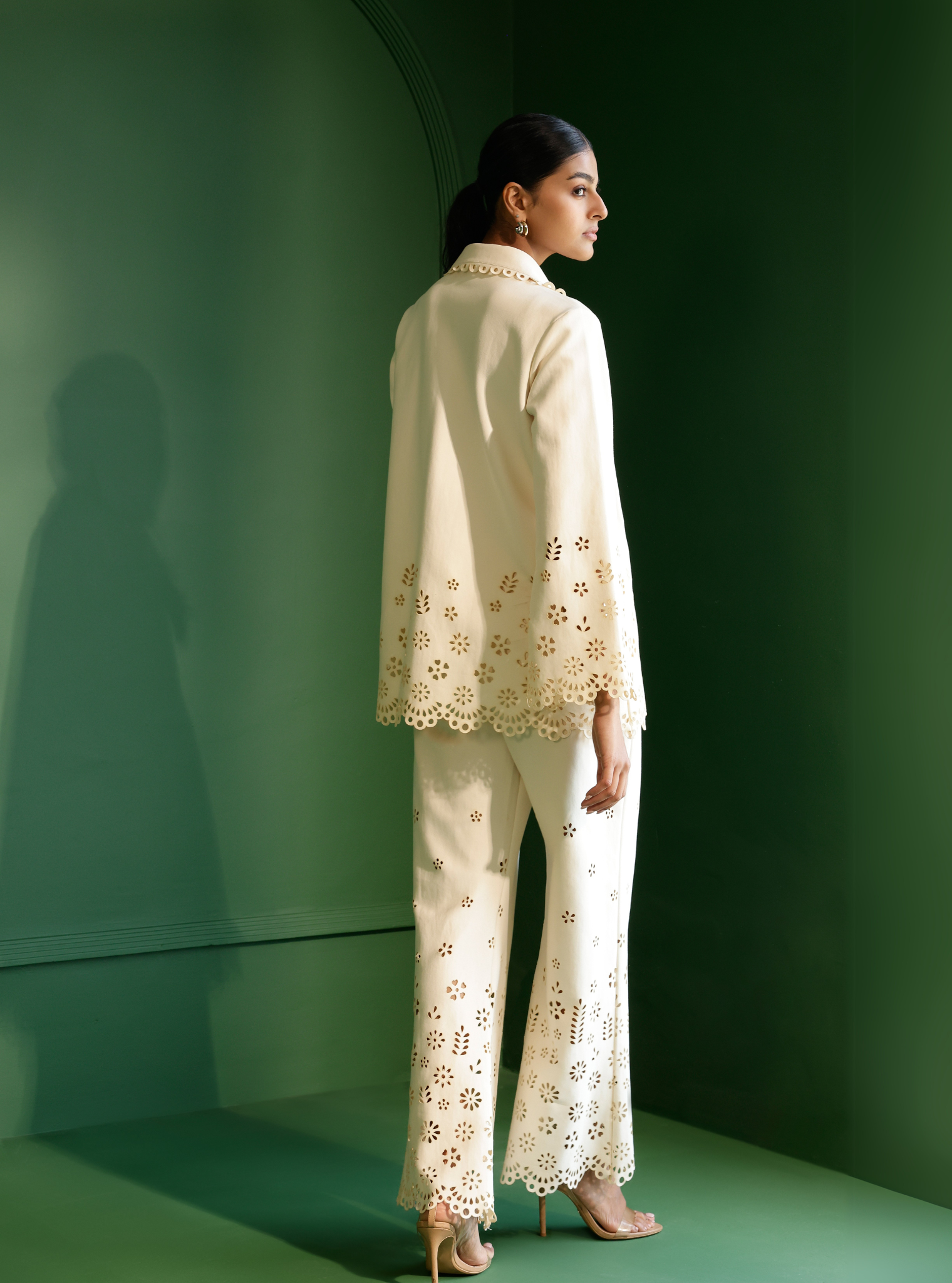 Mayfair Spacer Off White Co-ord Set