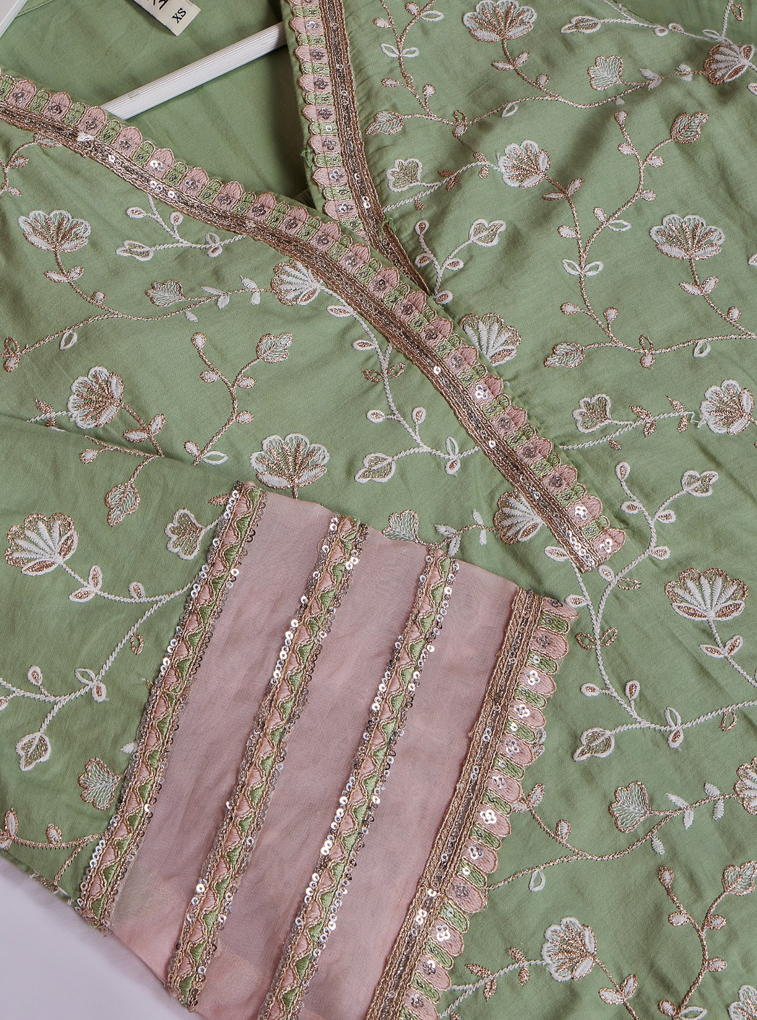 Drita Pima Green Kurta Set