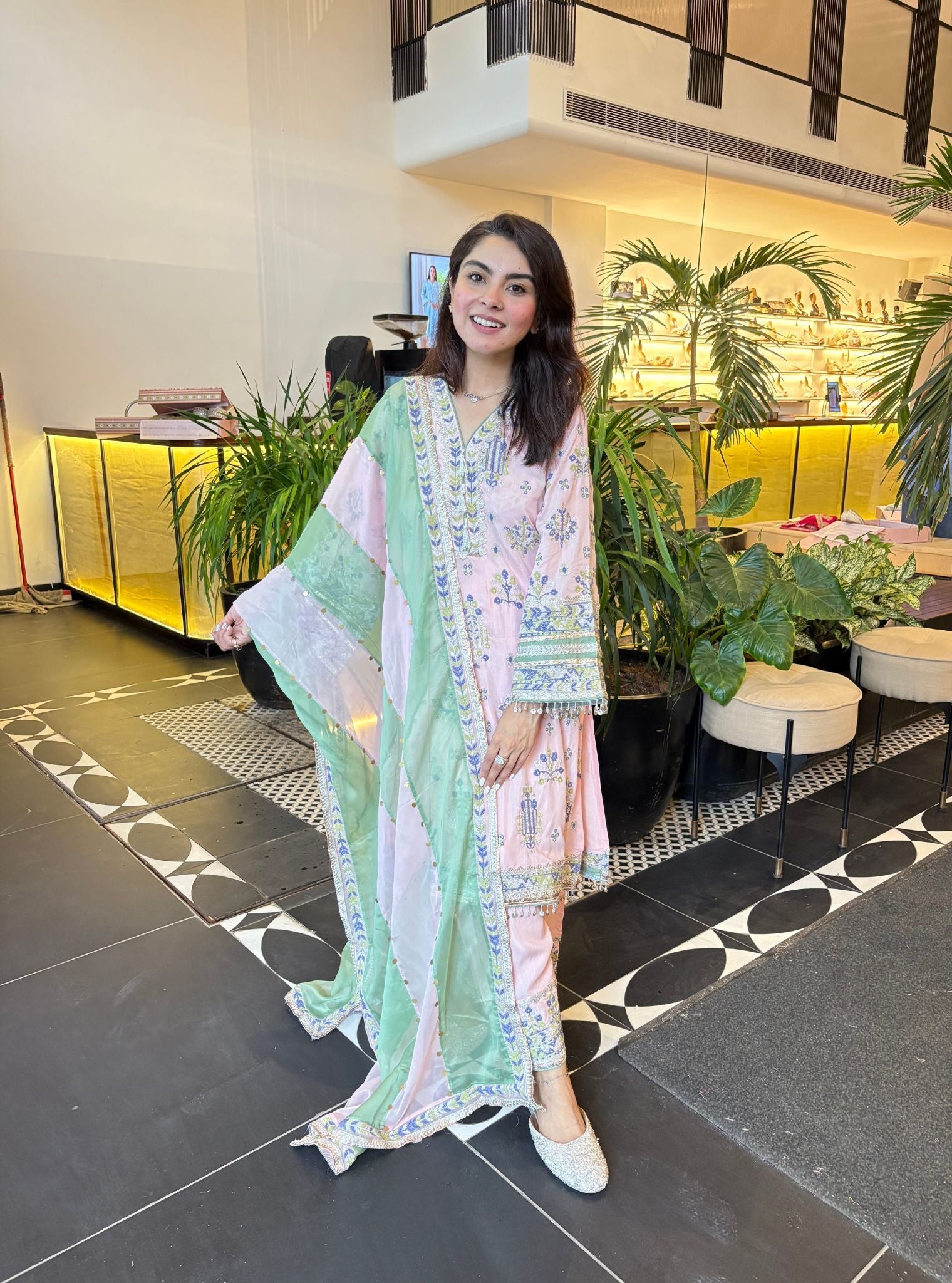 Noreya Lawn Pink Kurta Set