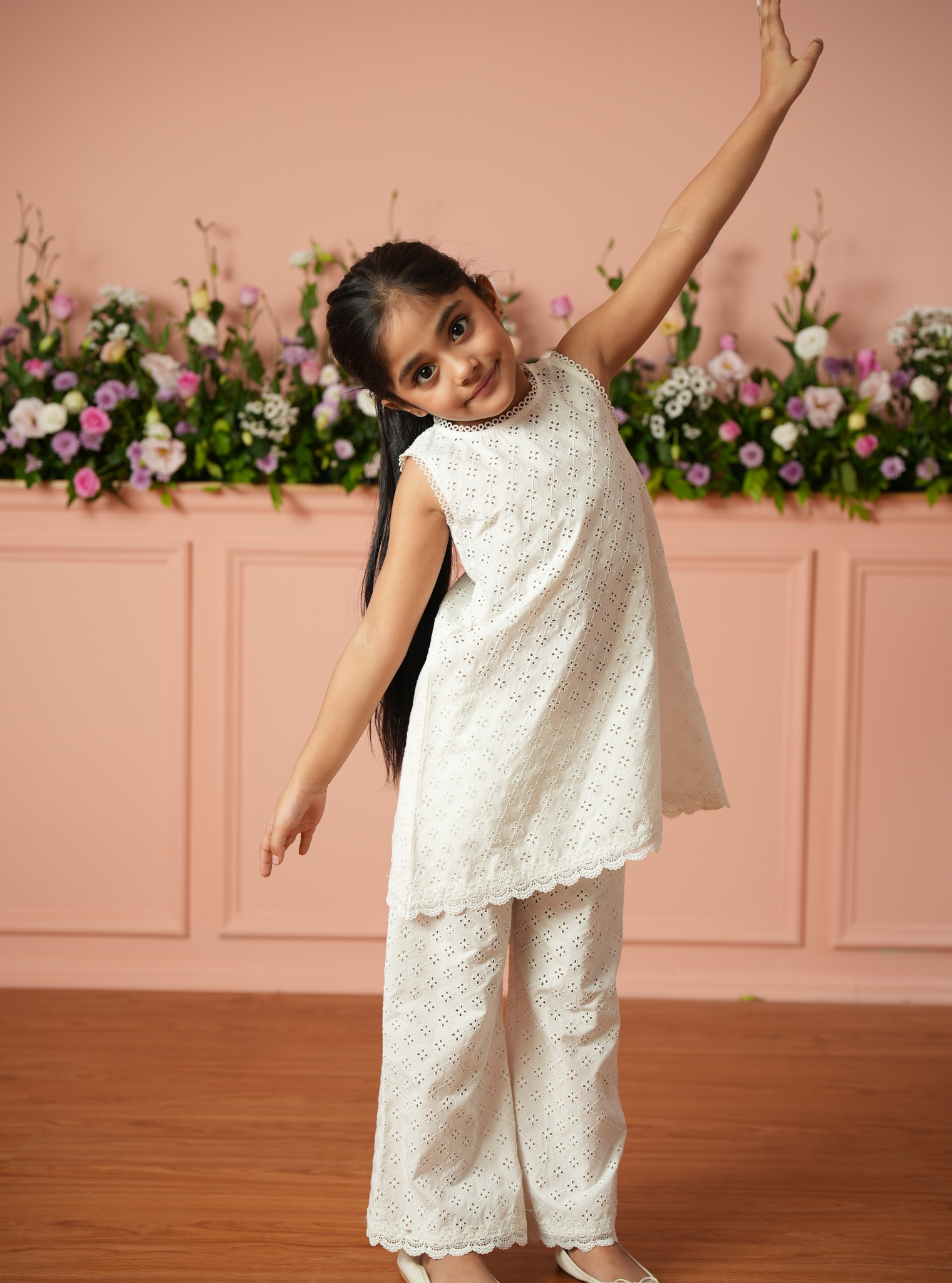 Ardelyn Supima Cotton White Top Set