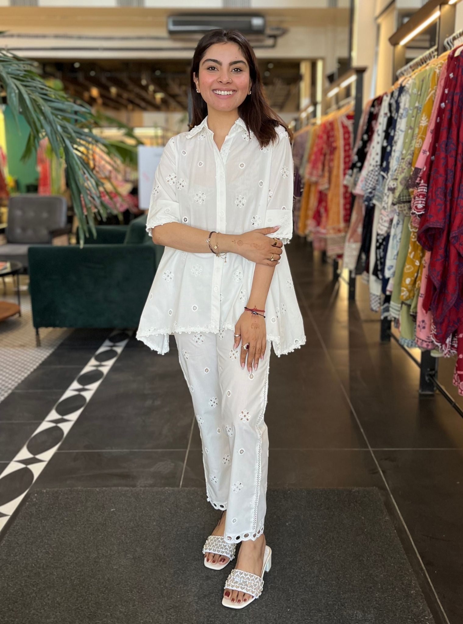 Mulmul Supima Cotton Noemie White Shirt