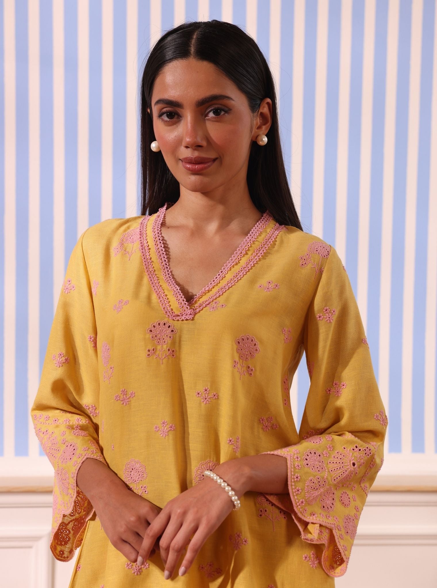 Billie Linen Yellow Co-ord Set