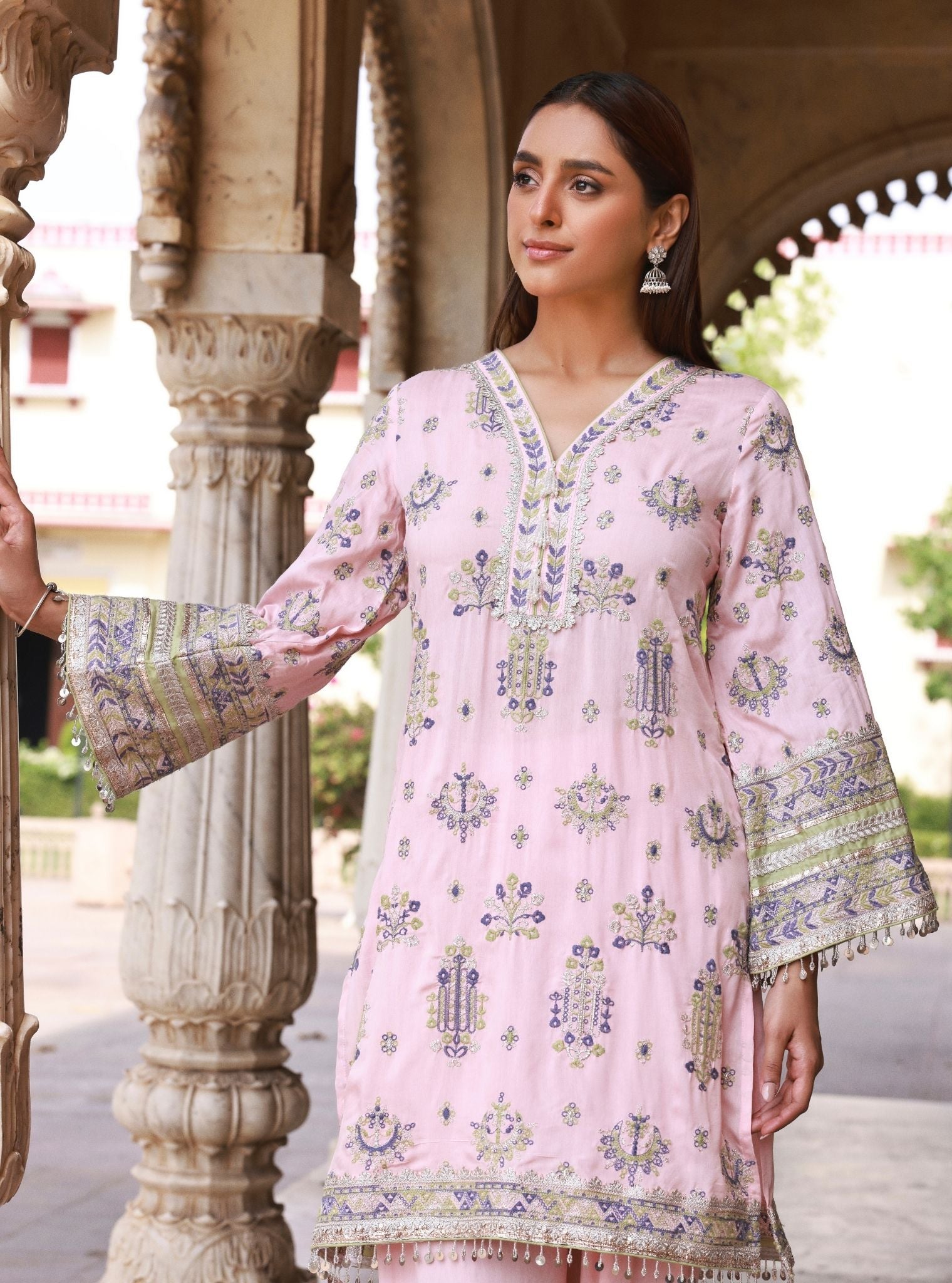 Noreya Lawn Pink Kurta Set