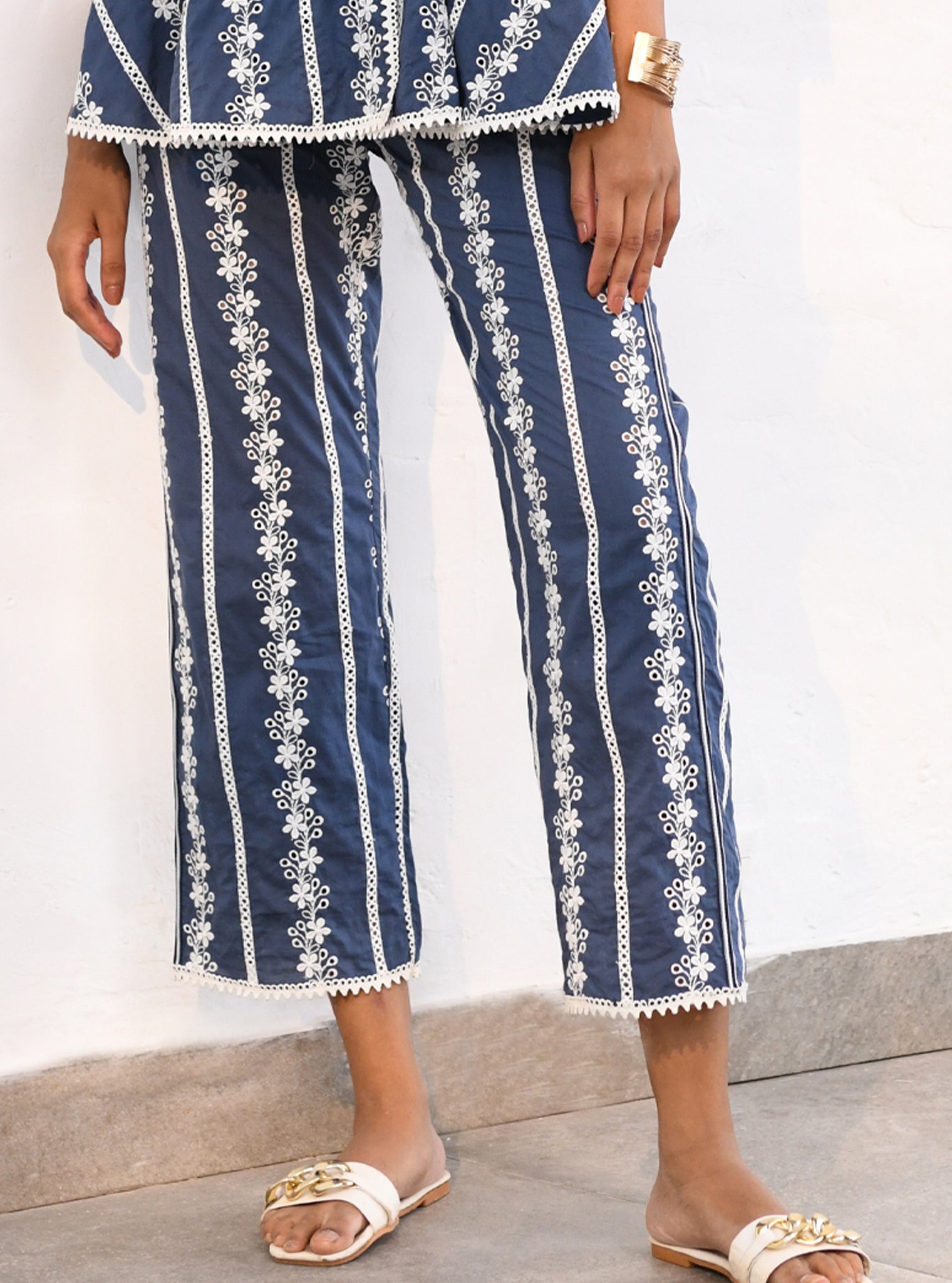 Bristol Cotton Navy Co-ord Set