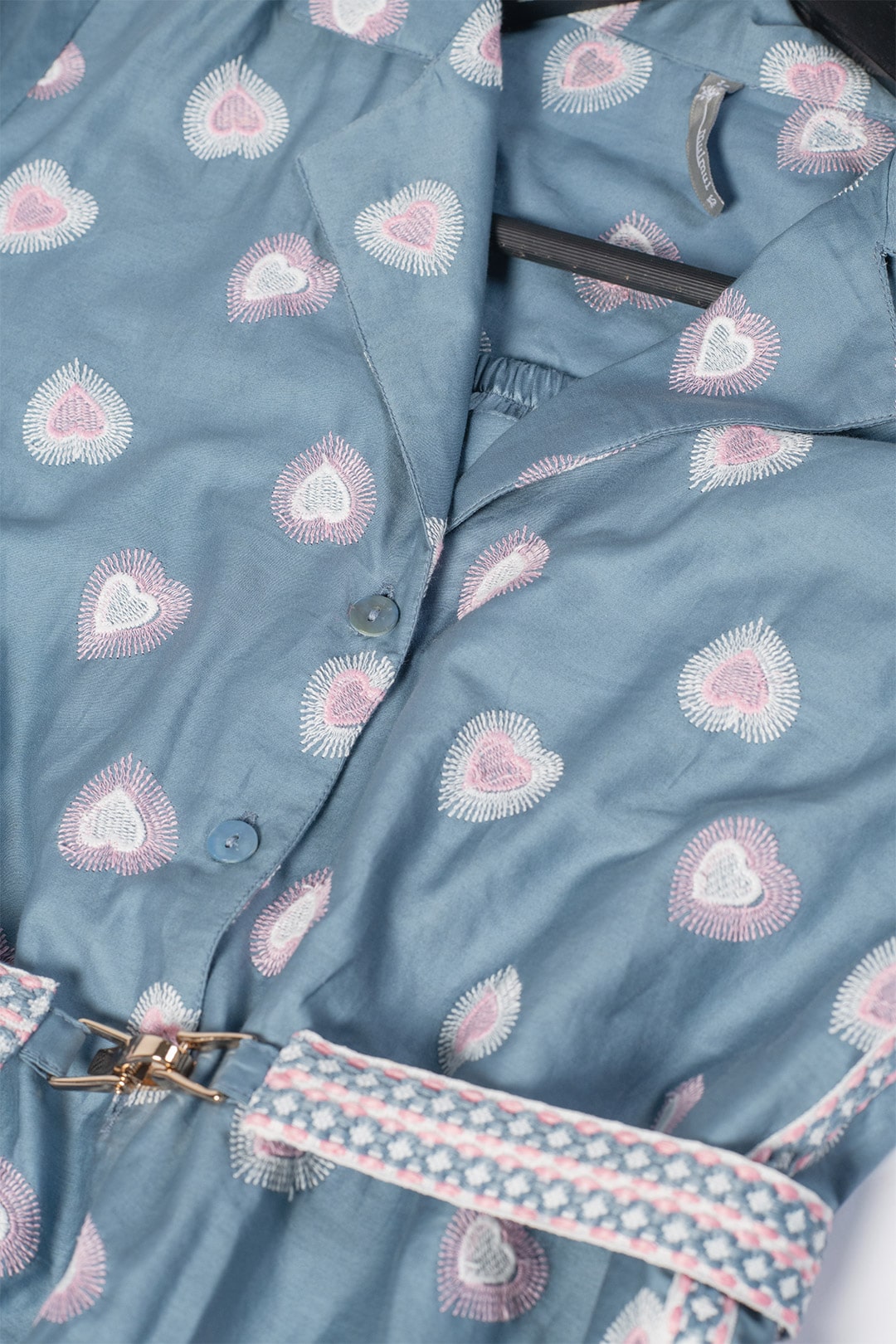 Caille Supima Cotton Blue Co-ord Set