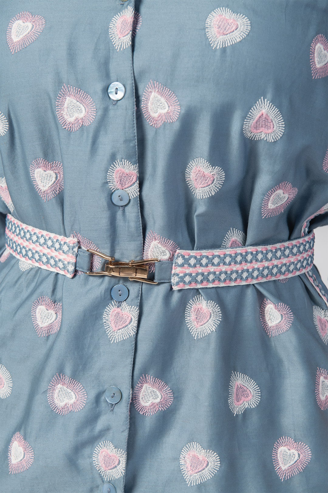 Caille Supima Cotton Blue Co-ord Set