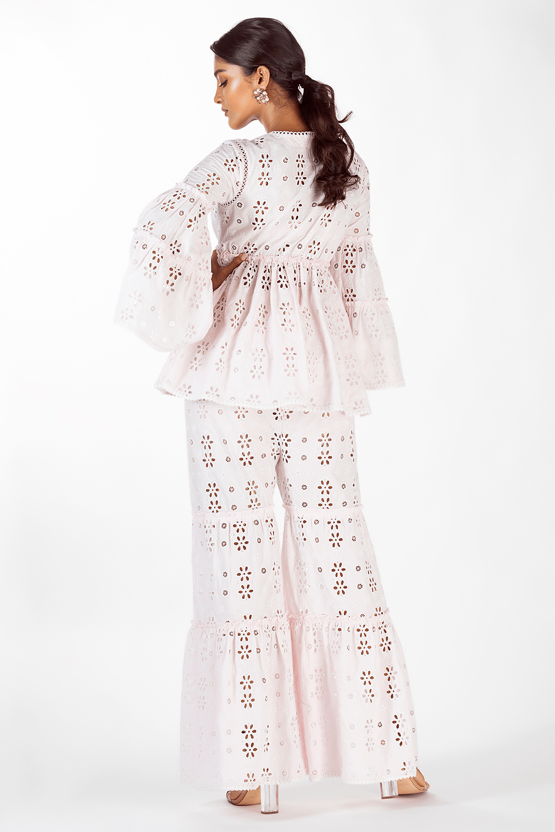 Chloe Cotton Pink Co-ord Set