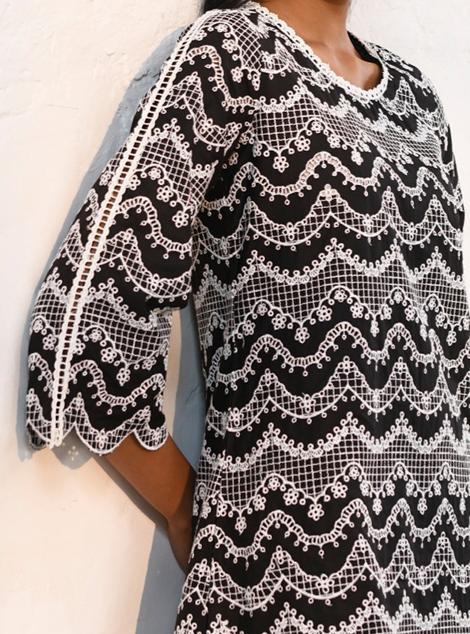 Preston Cotton Black Co-ord Set