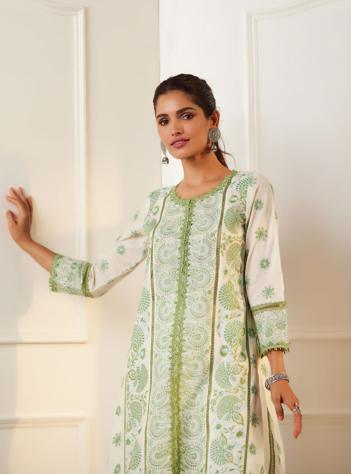 Mulmul Supima Cotton Soleil Kurta