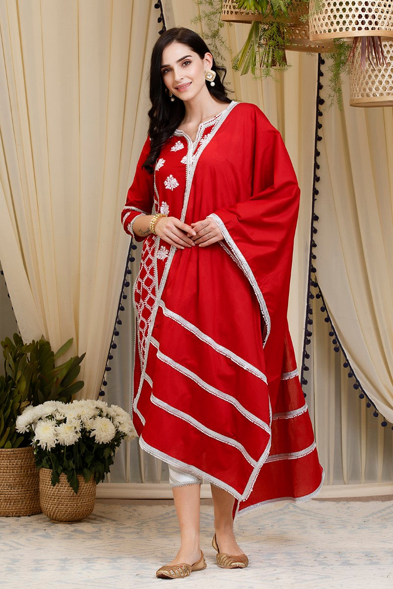 Senna Supima Cotton Kurta Set