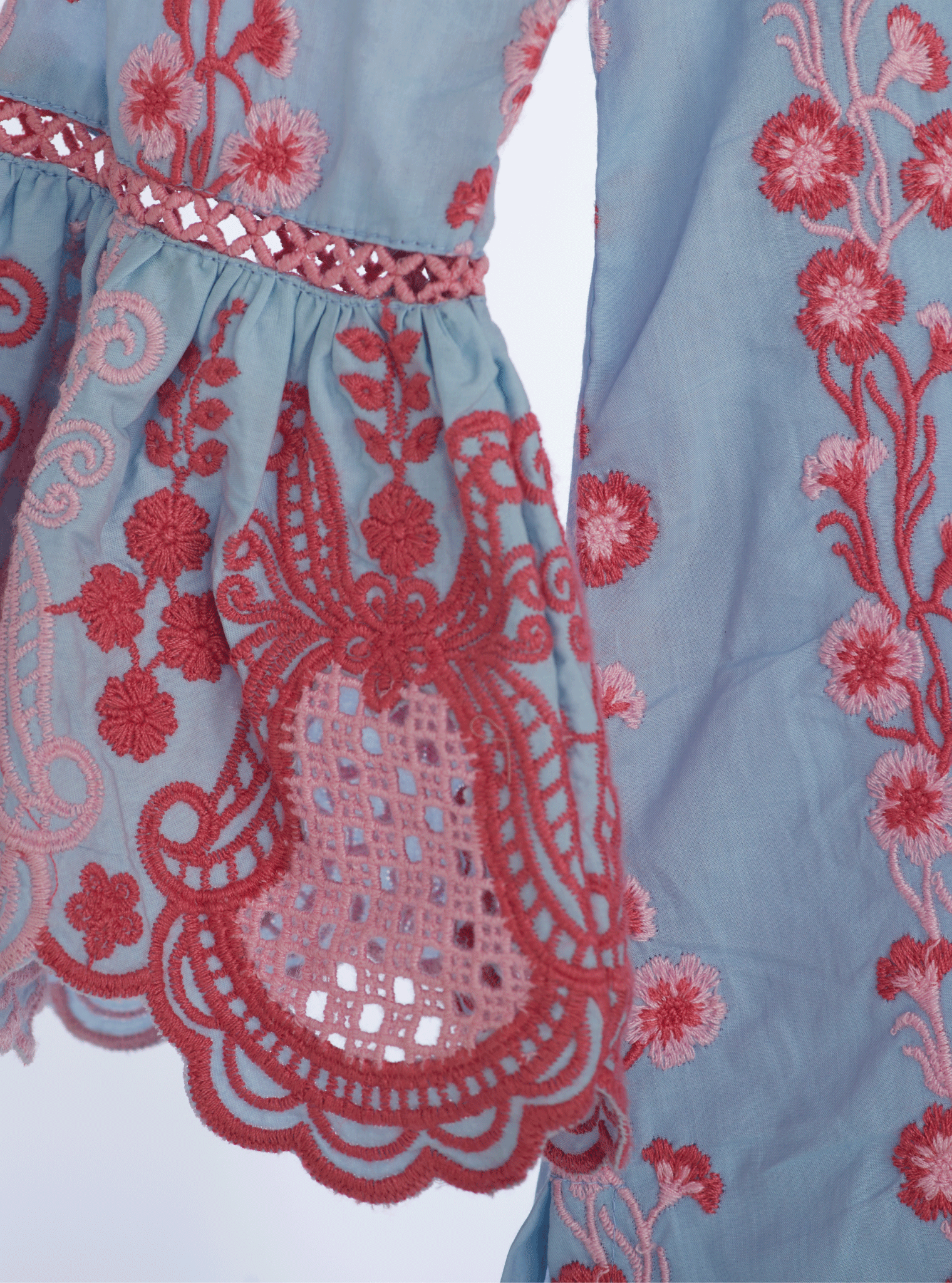 Cher Supima Cotton Light Blue Kurta