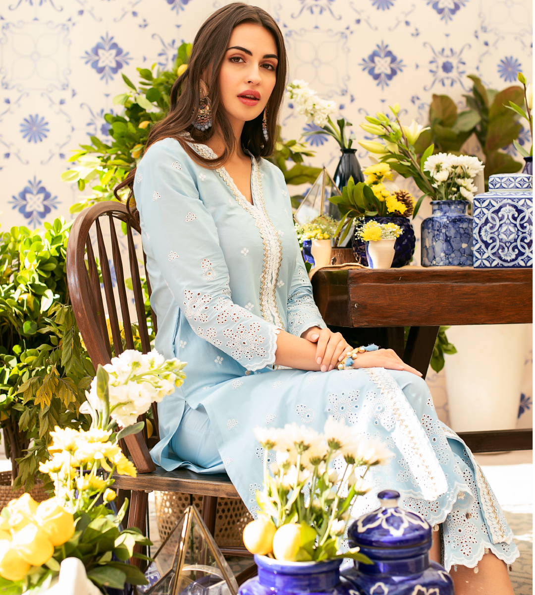 Ophelia Supima Cotton Kurta with Palazzo Set