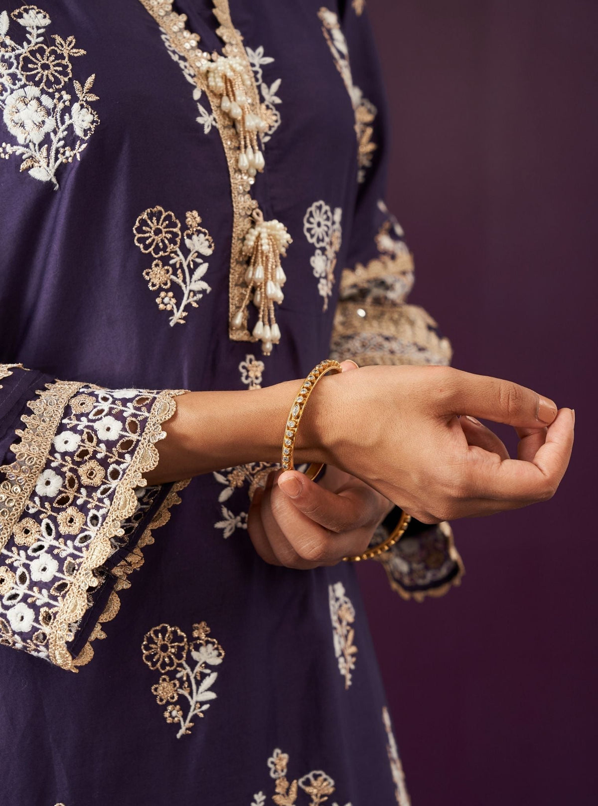 Pure Silver Ekta Bangle
