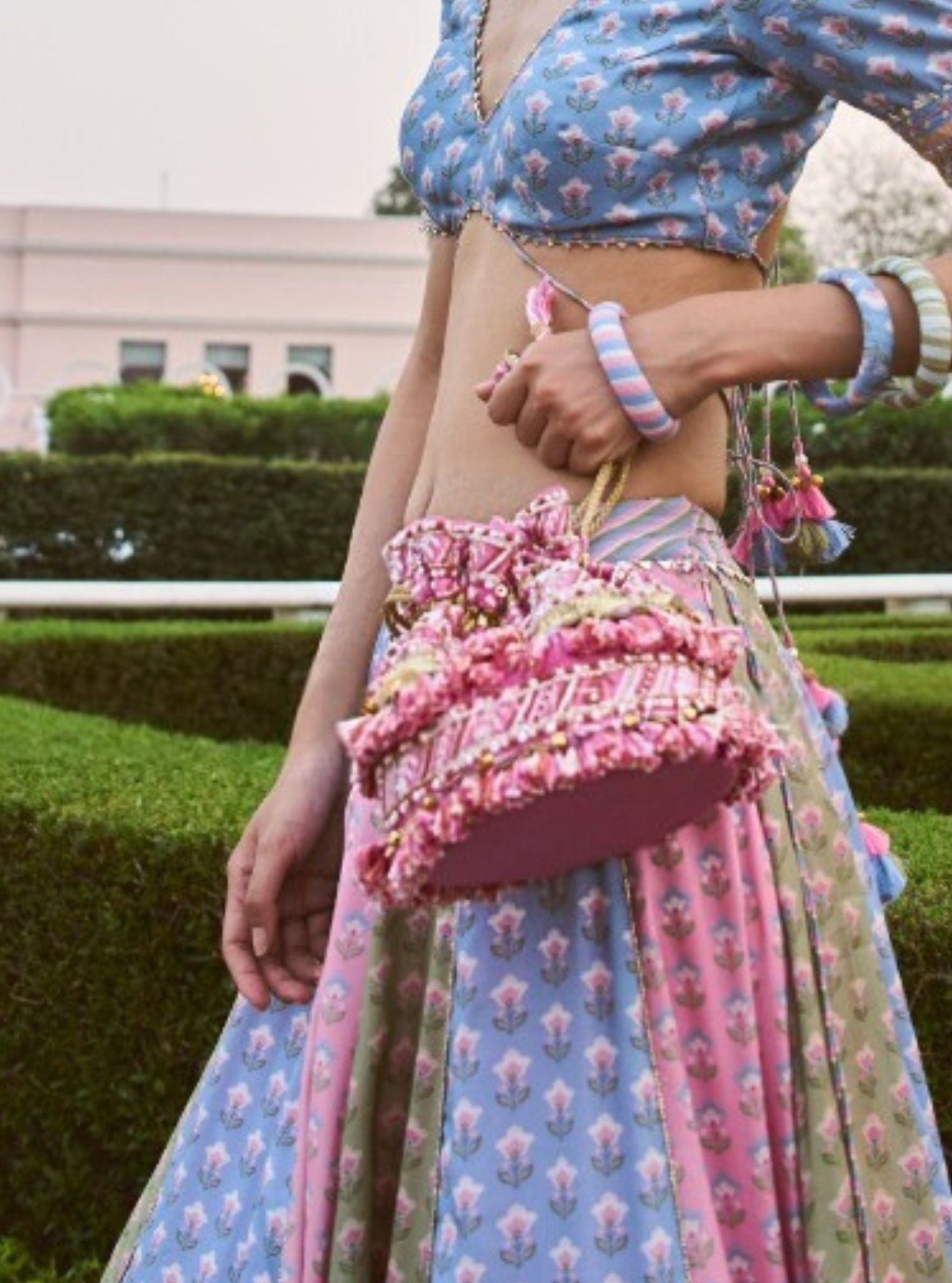 Ruby Pink Potli Bag