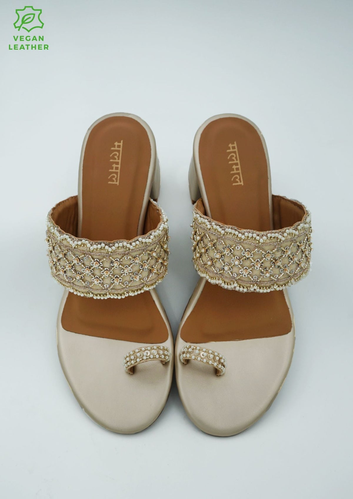 Noor Gold Vegan Kohla Heel