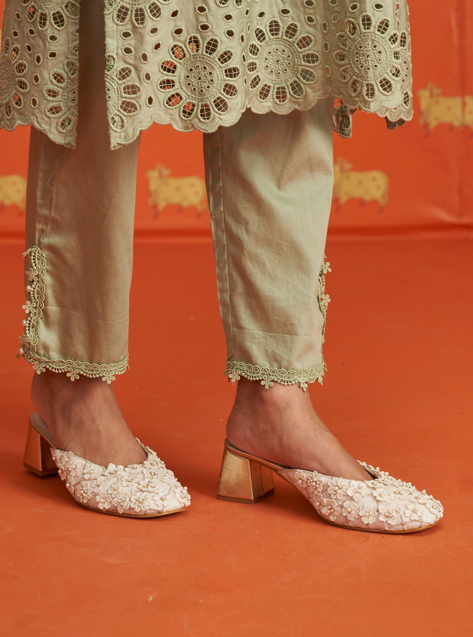 Manya Vegan Mule Heel