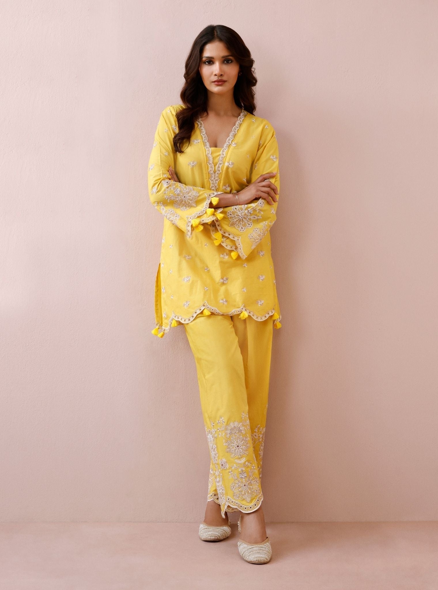 Sorelle Supima Cotton Yellow Co-ord Set
