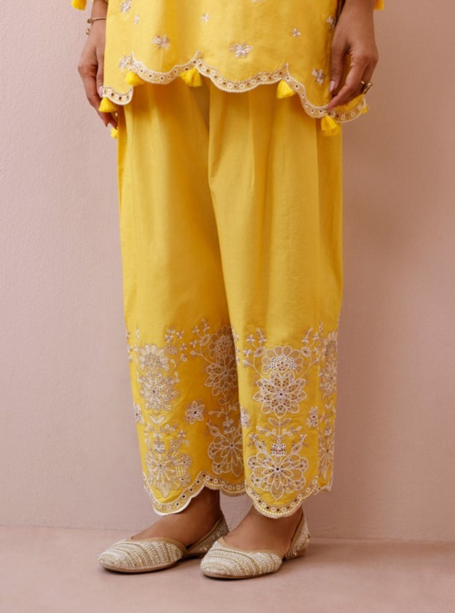 Sorelle Supima Cotton Yellow Co-ord Set