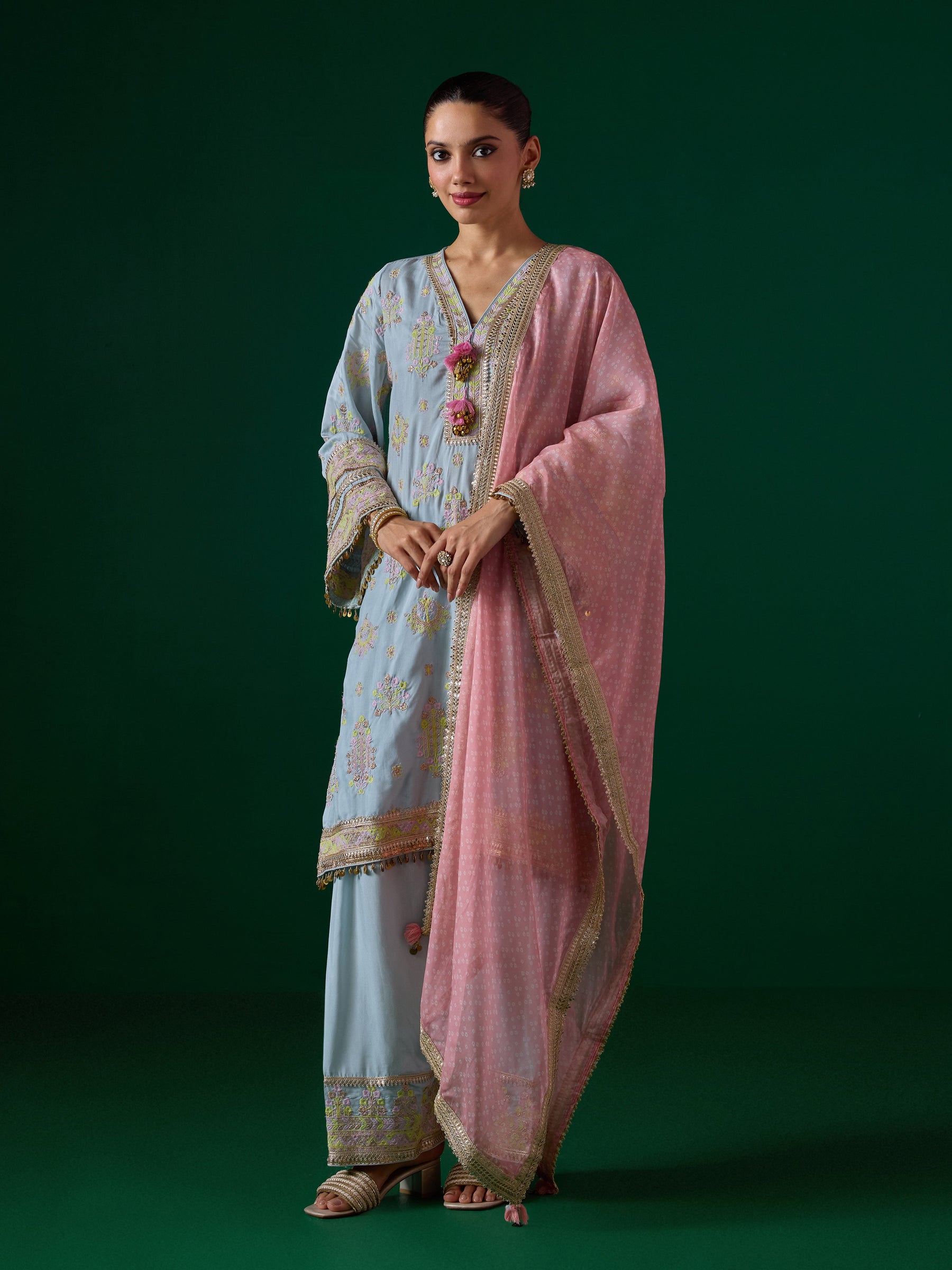 Noreya Lawn Blue Kurta Set