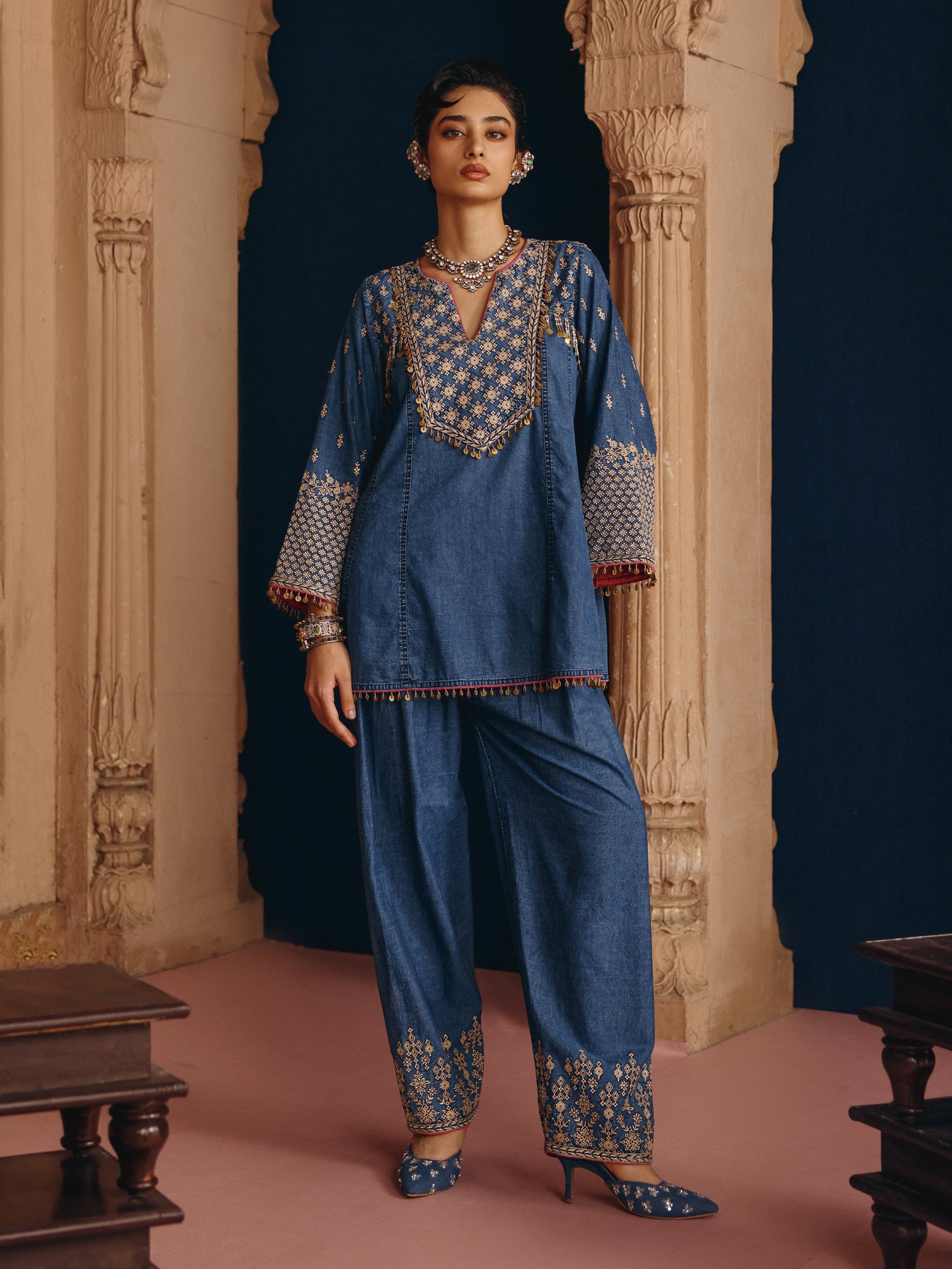Maru Denim Co-ord Set