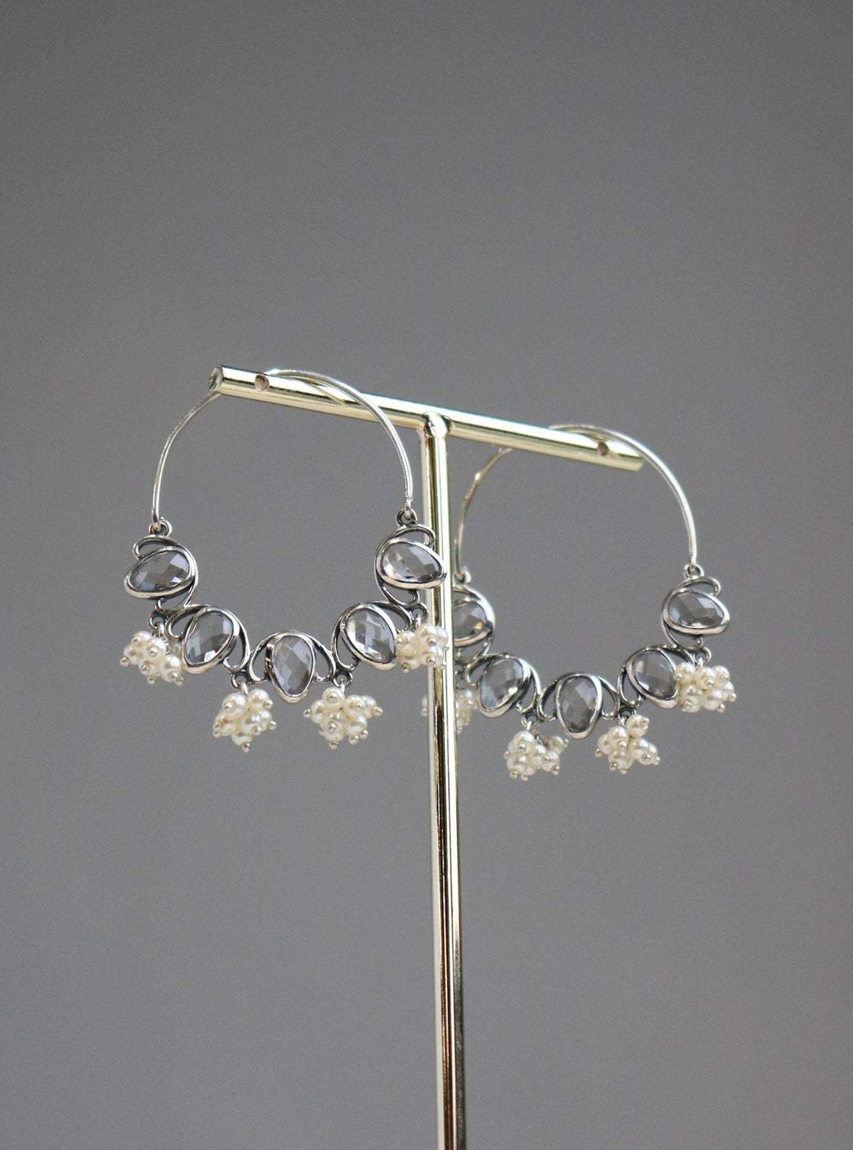 Pure Silver Navya Earrings