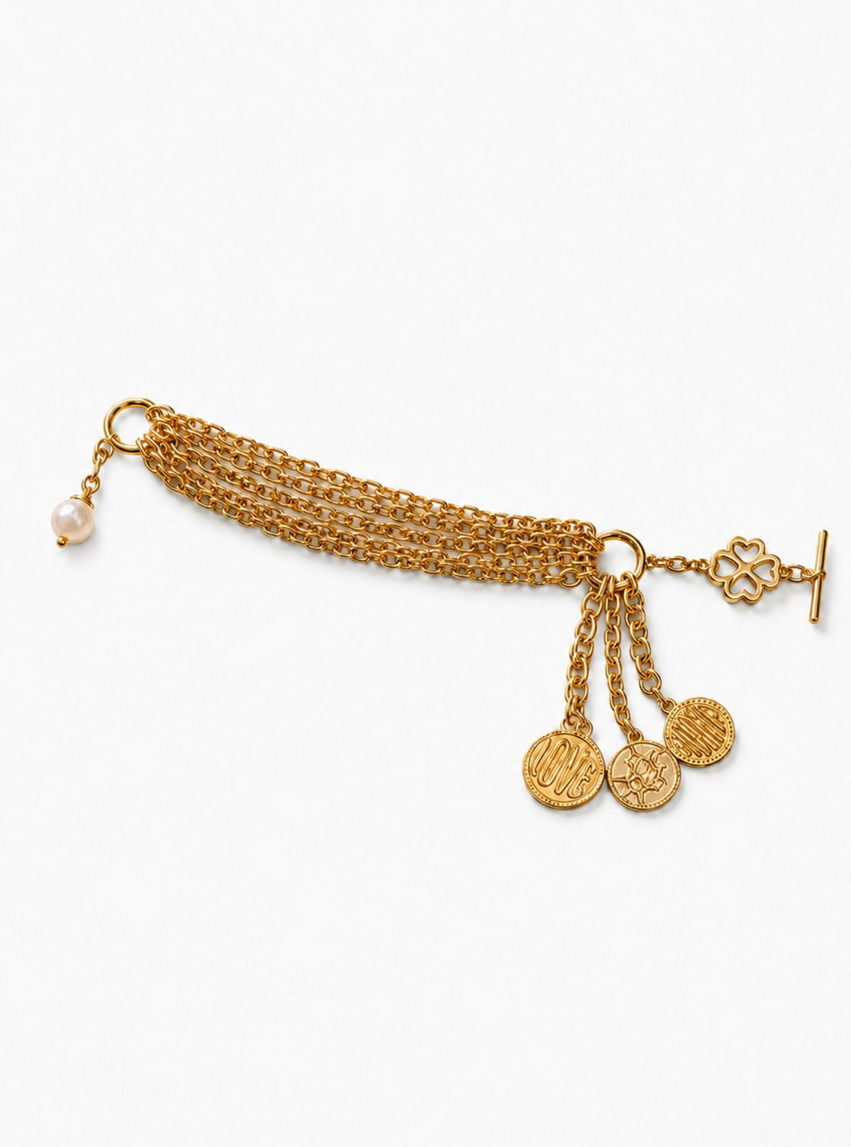 Coin Cascade Bracelet