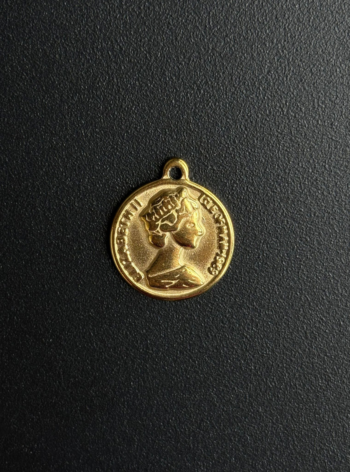 Queen Coin Charm