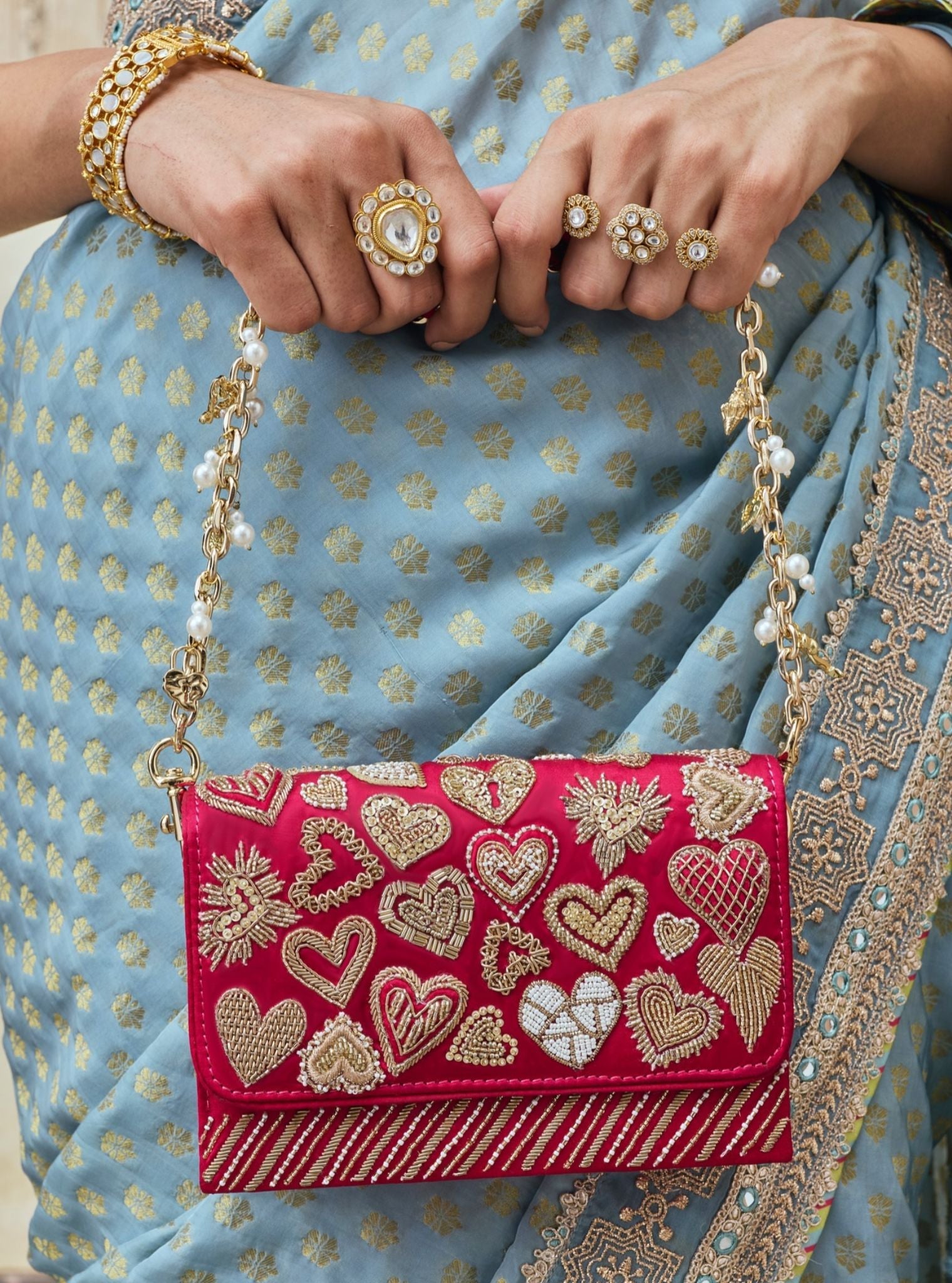 Raspberry Fuschia Sling Bag