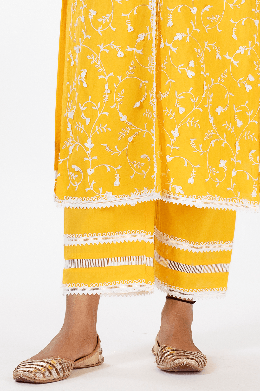 Mulmul Supima Cotton Cali Mango Pant