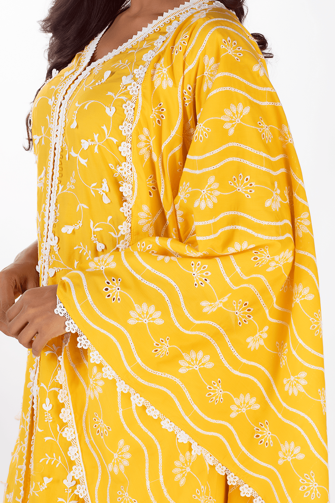 Mulmul Supima Cotton Cali Mango Kurta