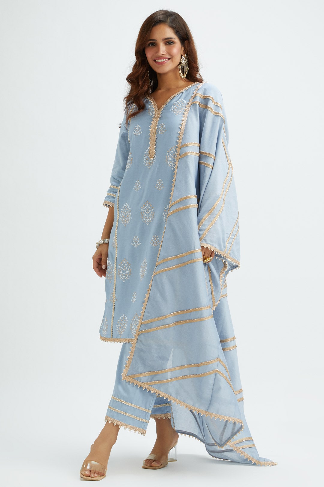 Bailey Blue Dupatta