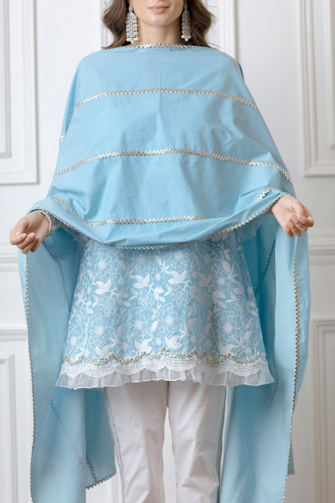 Hana Turquoise Kurta Set