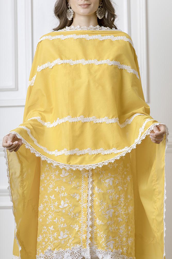 Rosewood Supima Cotton Mango Kurta Set