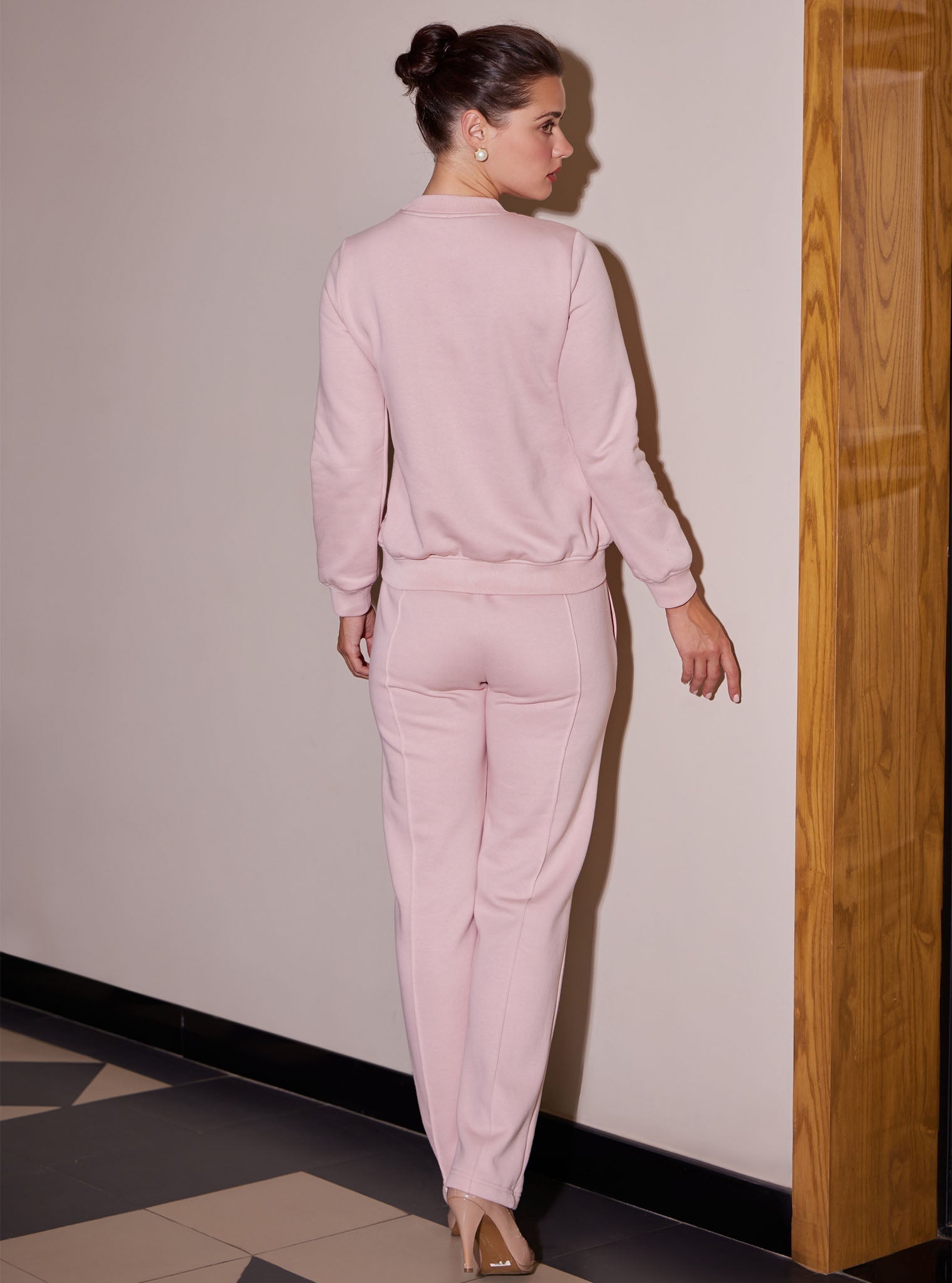 Nesoi Fleece Pink Top