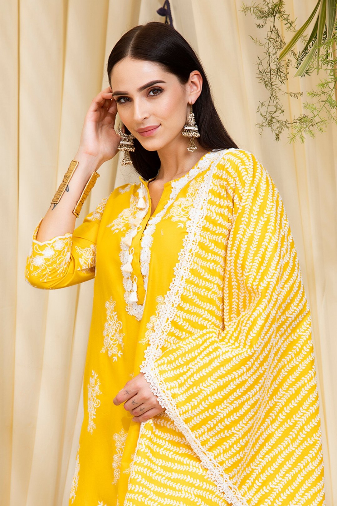 Mulmul Supima Cotton Stripe Dupatta