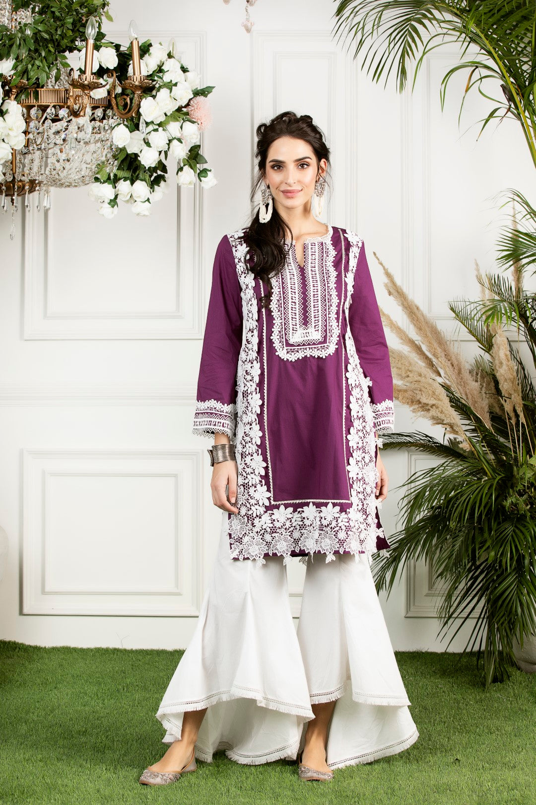 Quill Supima Cotton Bellbottom Kurta Set