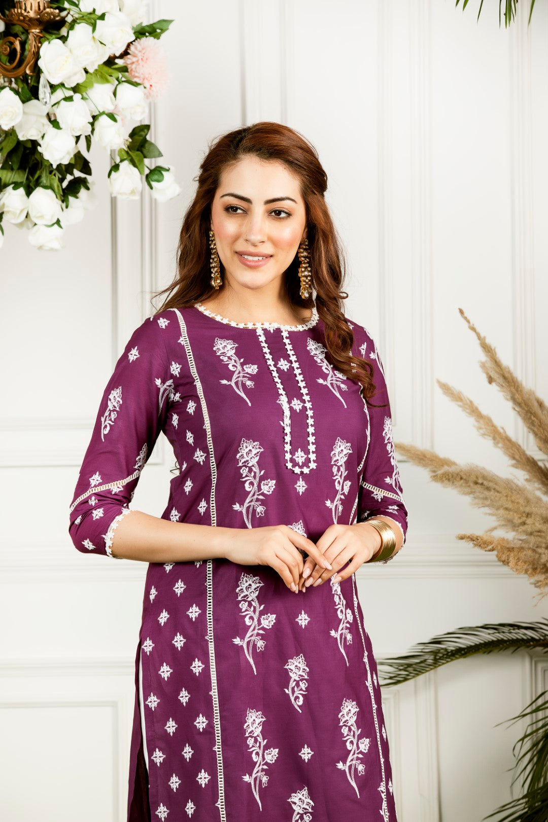 Rue Supima Cotton Harem Kurta Set