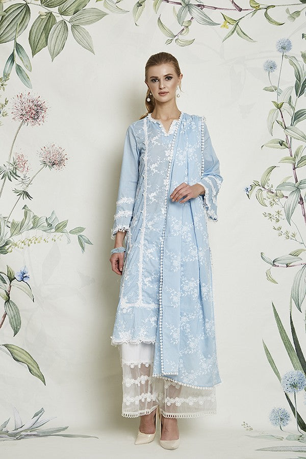 Diamond Embroidered Chunni